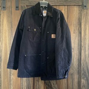 Carhartt Mens Loose Fit Firm Duck Chore Coat